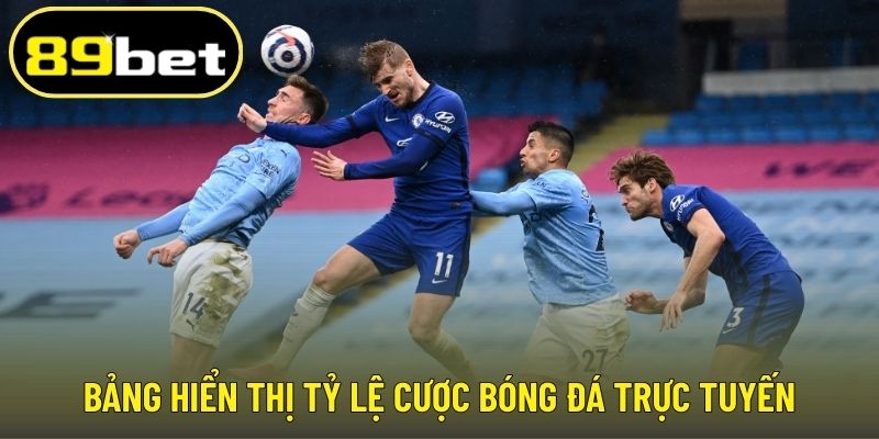 Bảng hiển thị tỷ lệ cược bóng đá trực tuyến