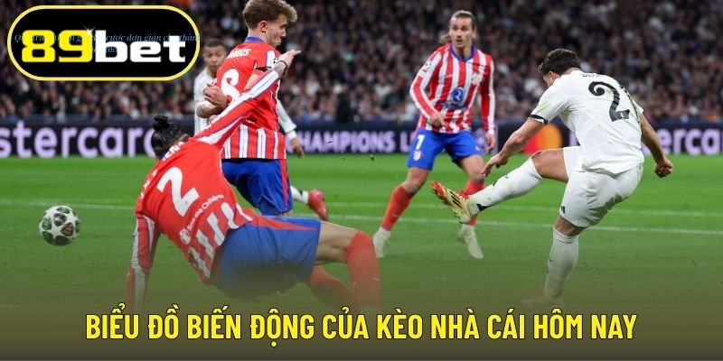 Biểu đồ biến động của kèo nhà cái hôm nay