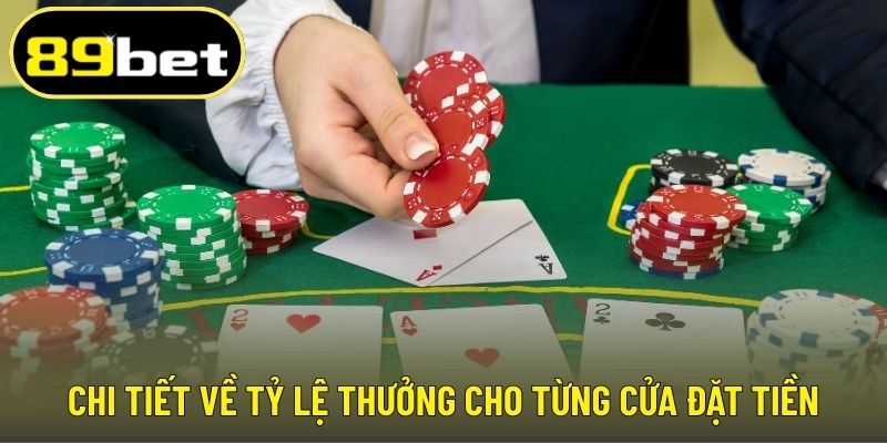 Chi tiết về tỷ lệ thưởng cho từng cửa đặt tiền