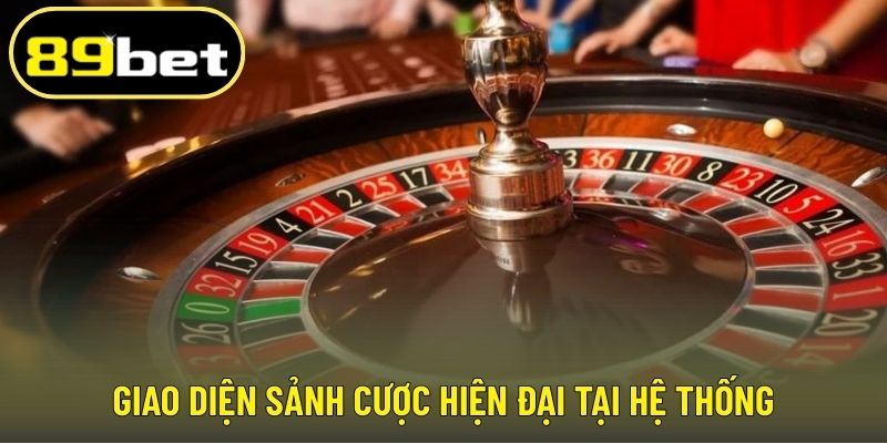 Giao diện sảnh cược hiện đại tại hệ thống