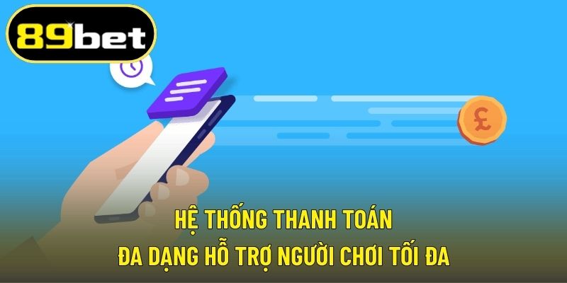 Hệ thống thanh toán đa dạng hỗ trợ người chơi tối đa